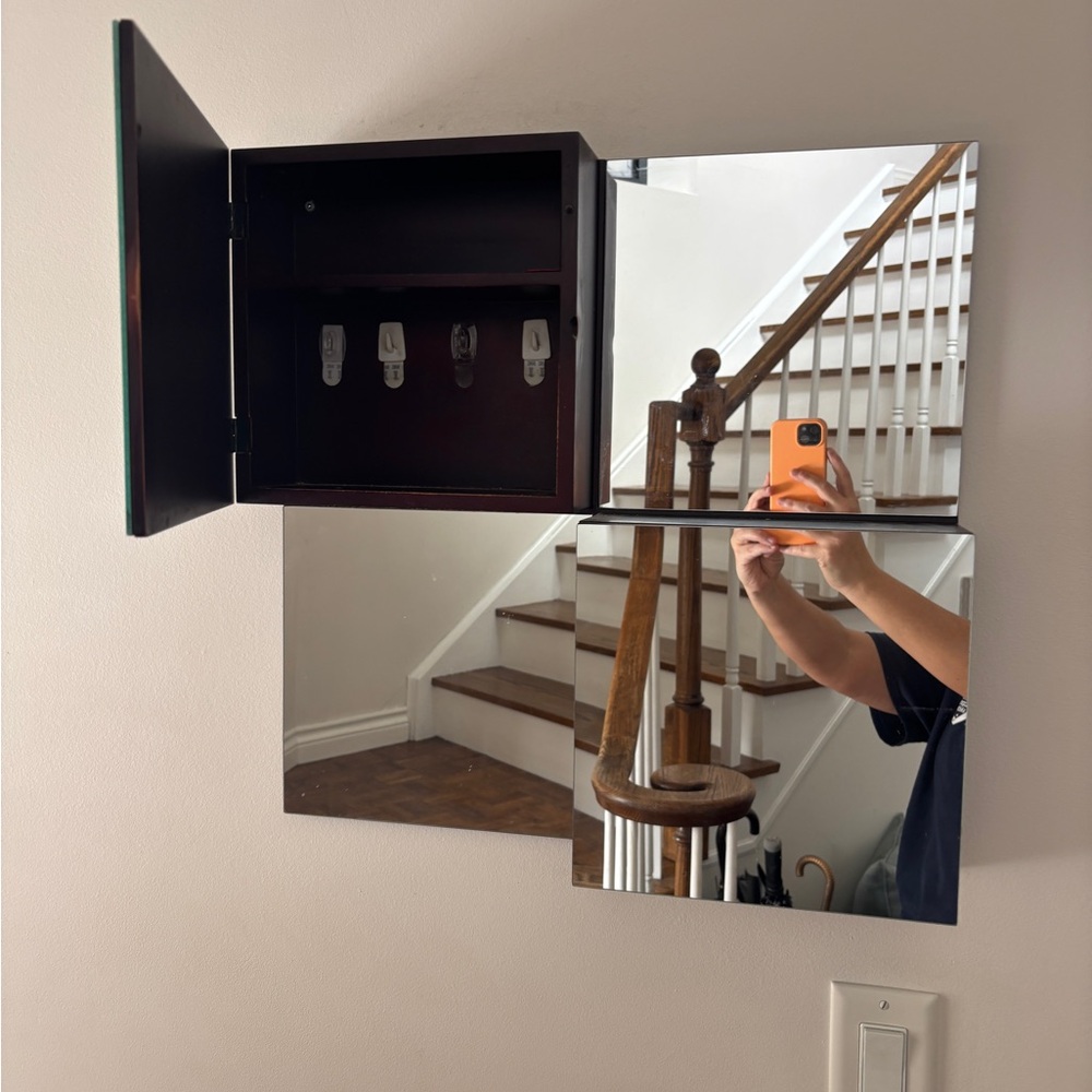 Modern Wall Mirror with Storage